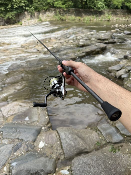 Last Cast Graphite Cast S682UL + Shimano Vanquish 2500S + Rubber Custom Bornrush PE-X8 0.5mm