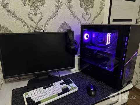 Игровой ПК (RTX 5080 / 7800X3D) с монитором 360 Гц и периферией