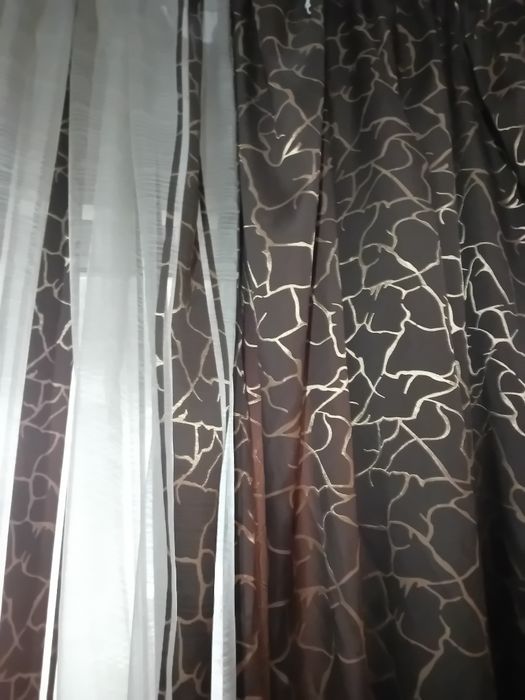 Set perdele + draperie cu rejansa  facuta in mod f profesionist