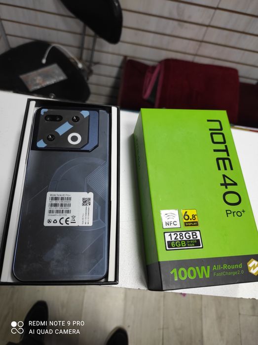 Note 40 pro plus 6/128gb NEW ISHLAMAGAN