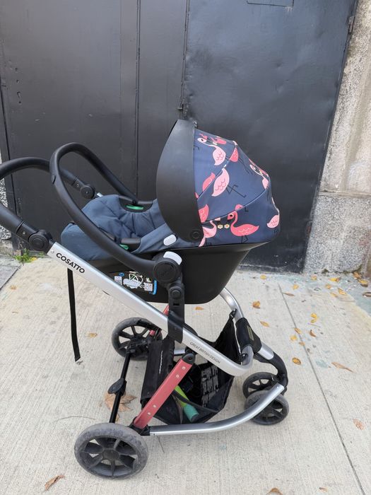 Детска количка 3в1 Giggle 3 Flamingo COSATTO