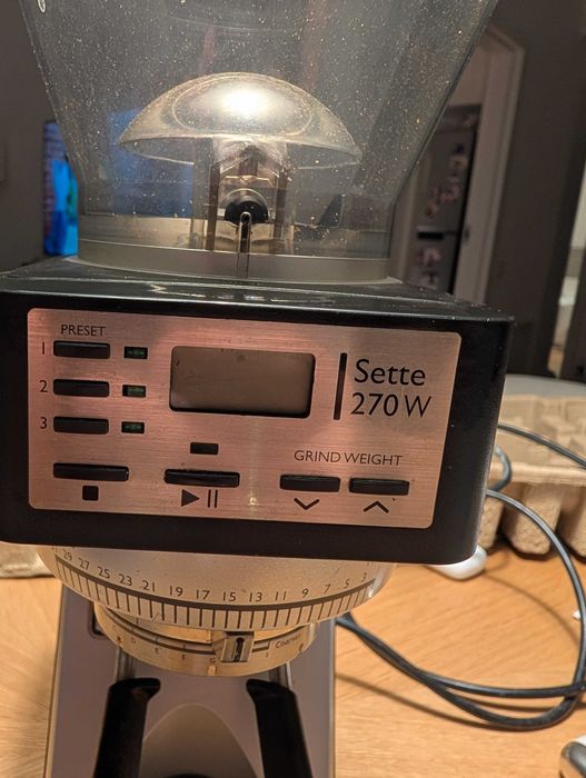 Râșniță cafea Baratza Sette 270W cântărire integrată Acaia