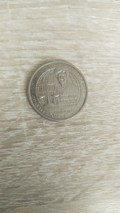 Продам юбилейную монету четверть доллара 2023 года