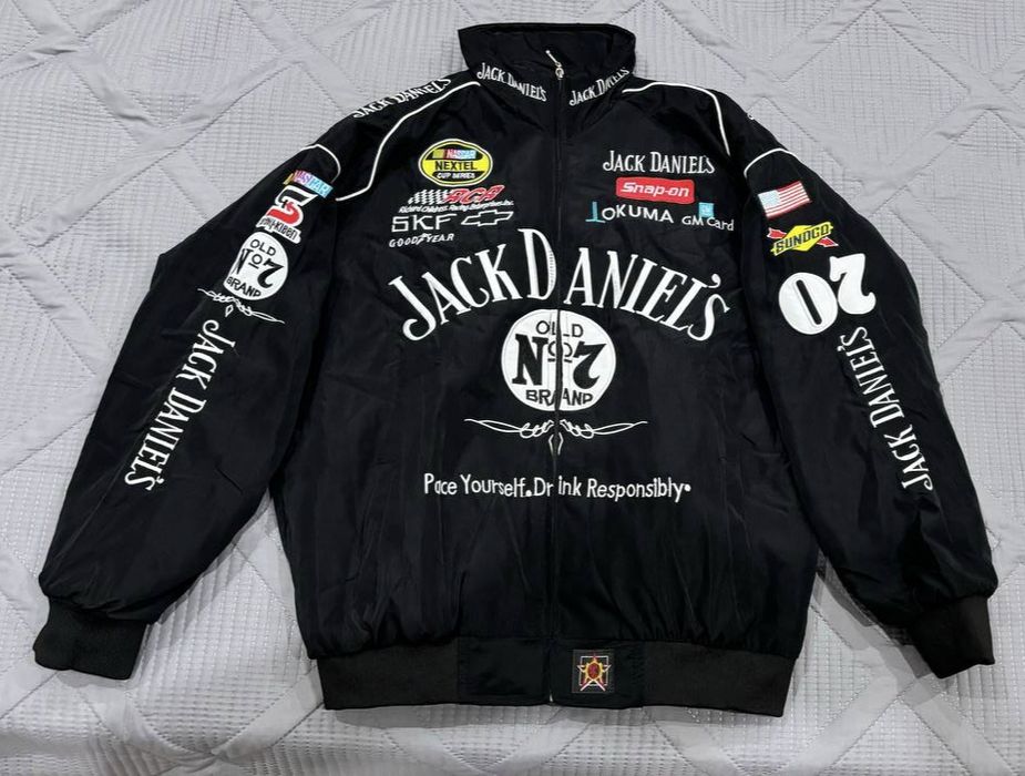 Осенний бомбер Jack Daniels