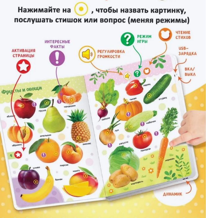 Книга говорящая детская
