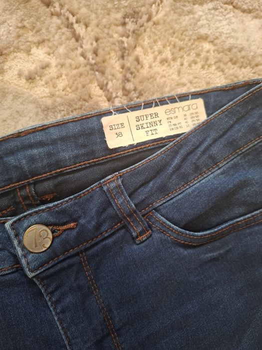 Lot 2 perechi blugi dama, elastici, talie inalta