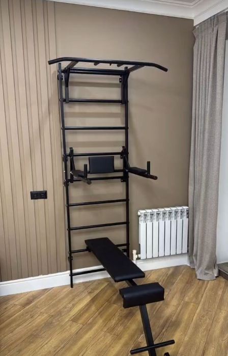 НОВЫЕ Шведские стенки Турник Брусья-Пресс и Скамья для пресса и жима