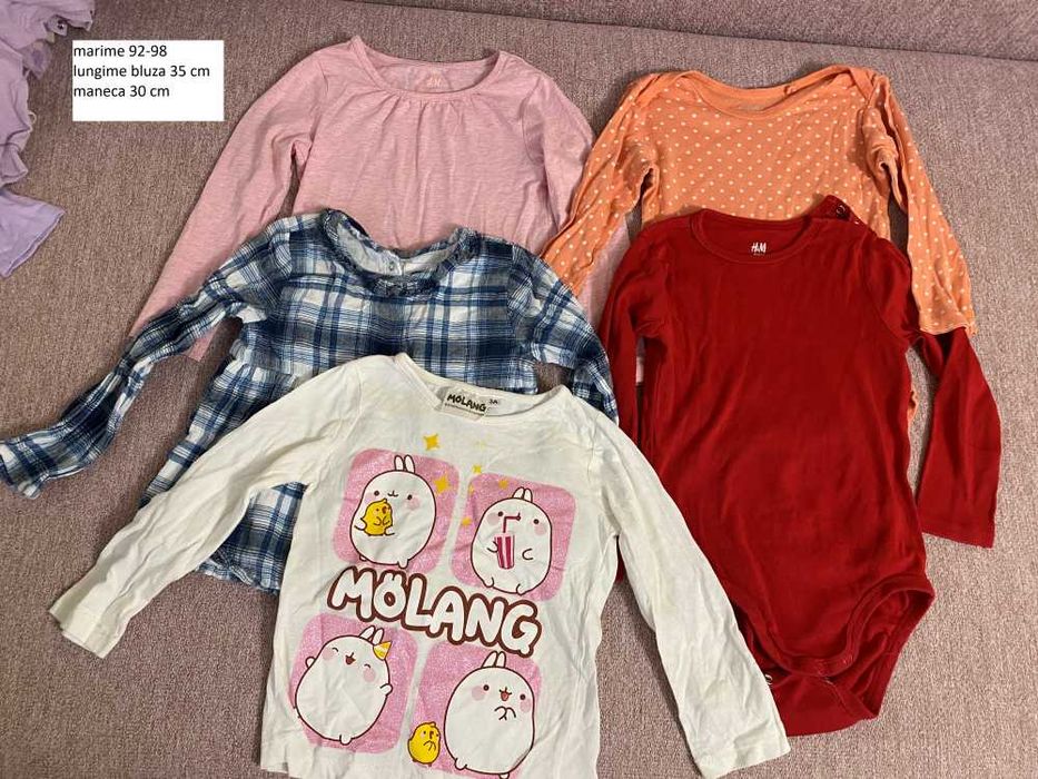 Lot bluza pulover tricot copii marime 98 2-3 ani C&A nutmeg
