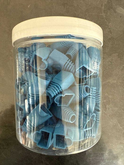 RJ-45 konnektori uchun izolyatsion qopqoq, 100 dona