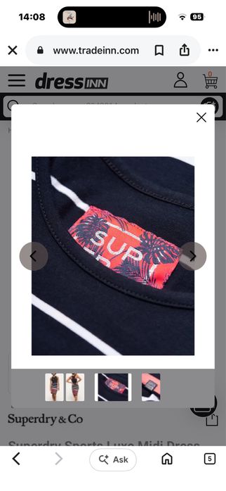 Superdry рокля размер М