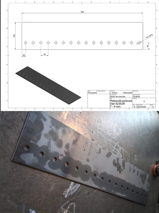 Proiectare Mecanică CAD | Desene Execuție CNC, Laser & Modelare 3D