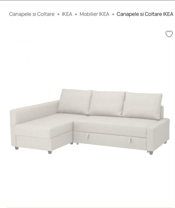 Vand canapea extensibila
