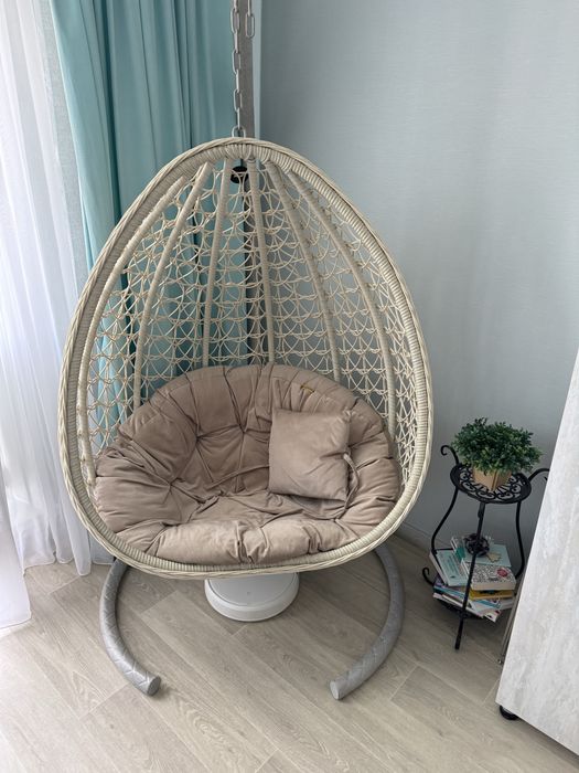 Подвесное кресло-кокон, форма капля