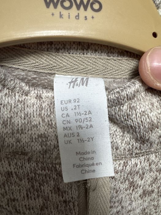 двойка hm на 18-24 мес и бомбер от zara 18-24 мес