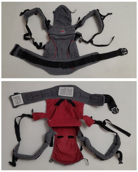 Marsupiu, port bebe, ham  Manduca XT Denim Grey 3 - 20 kg, 3 pozitii, unisex