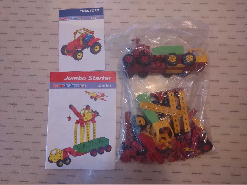 2 конструктора Fischertech - Начален и Трактори