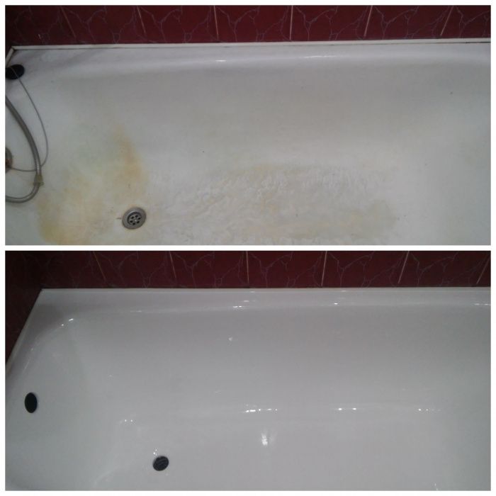 Эмалировка.Реставрация ванн на дому.Ремонт.