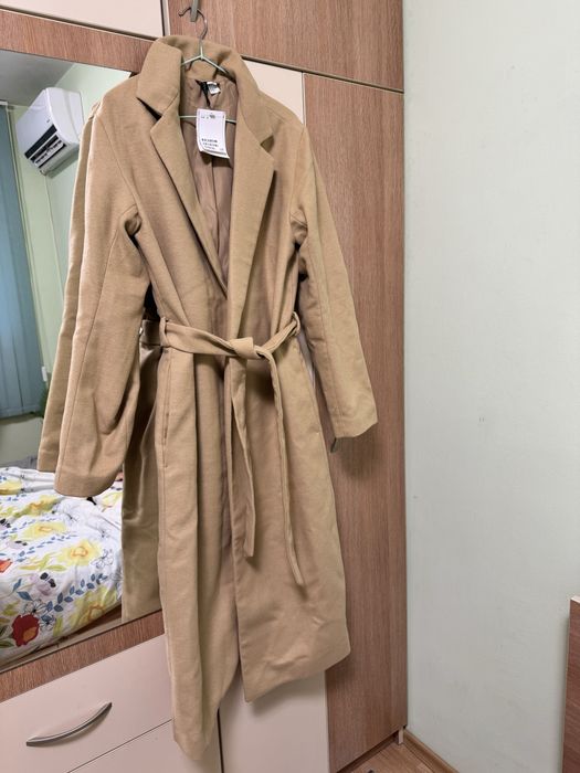 Дълго палто h&m НОВО