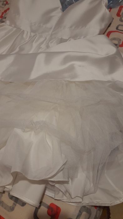 Rochie alba marime 50