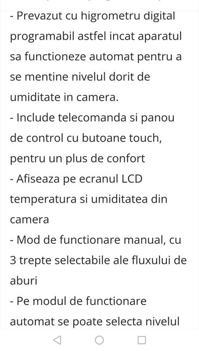 Umidificator Twin cu ionizare si telecomanda