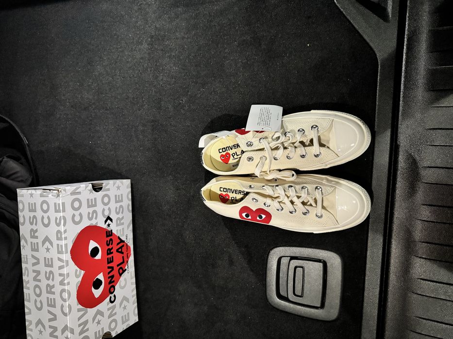 Comme de garçons play converse