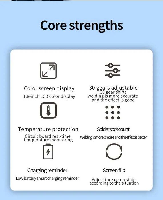 Машина за точково заваряване на 18650 батерии  0.1-0.25MM Nickel