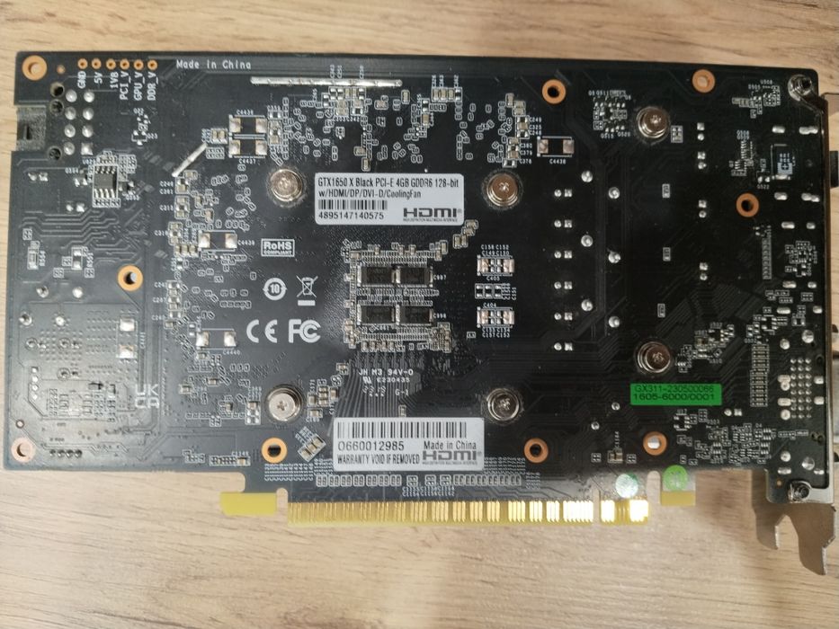 Видеокарта Nvidia GTX 1650 4gb