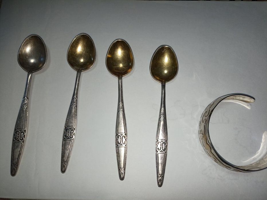 Чайные ложки  и браслет