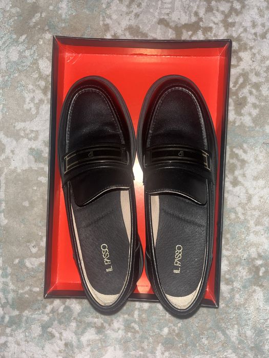 Pantofi mocasini din piele IL PASSO