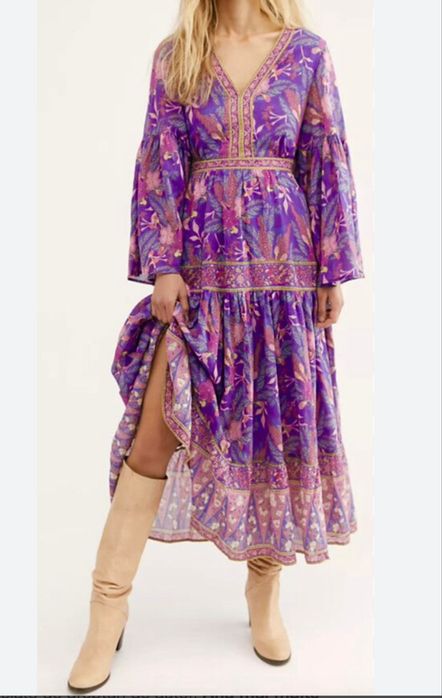 Rochie Spell, din bumbac, masura L