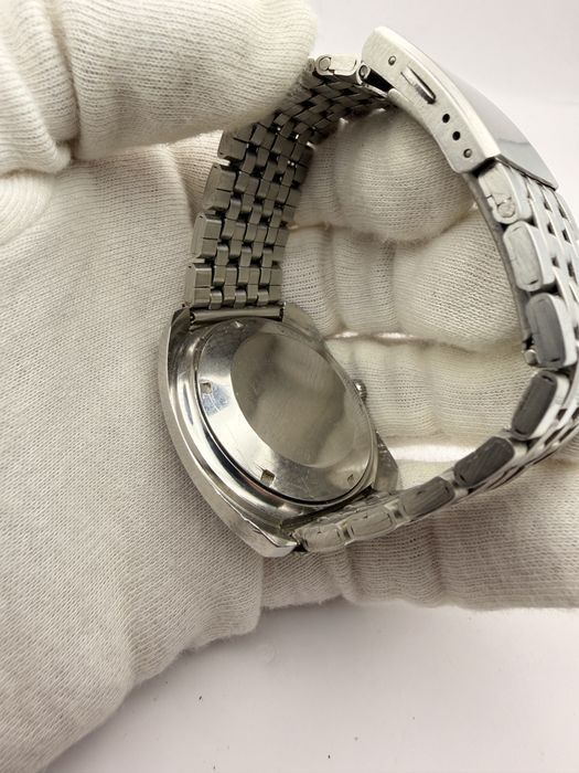 ETERNA-MATIC Automatic Date – Red Dial TV Case 70s Vintage