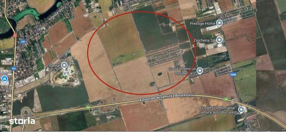 Oportunitate achizitie teren 55000 mp in Balotesti- Therme Bucuresti