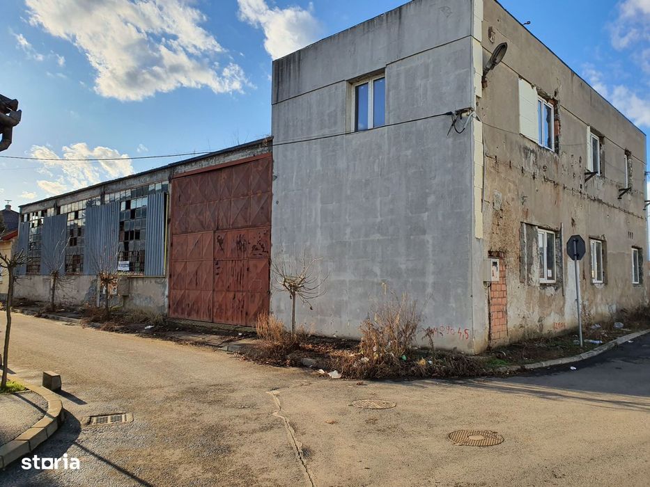 Hală + birouri suprafața totală 800 mp