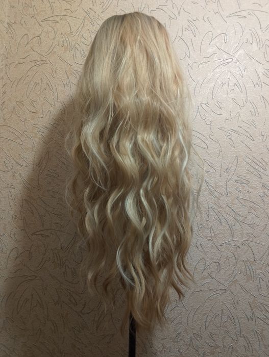 Парик блондинка, волны, длинный. Новый