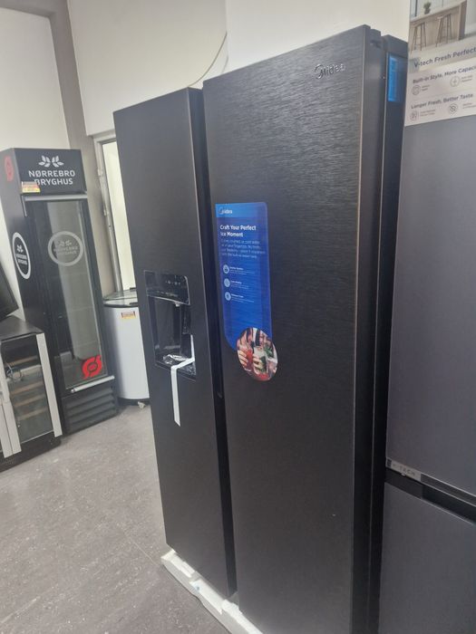 Side By Side Midea Dark Inox Чисто Нов