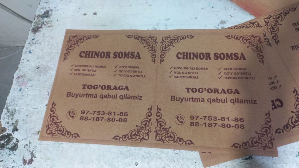 Paketlar yetkazib beramiz