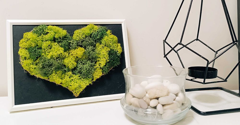 Картина от скандинавски мъх