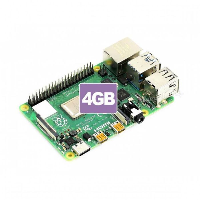 Raspberry Pi 4 4GB RAM + Carcasa Aluminiu + Heatsink