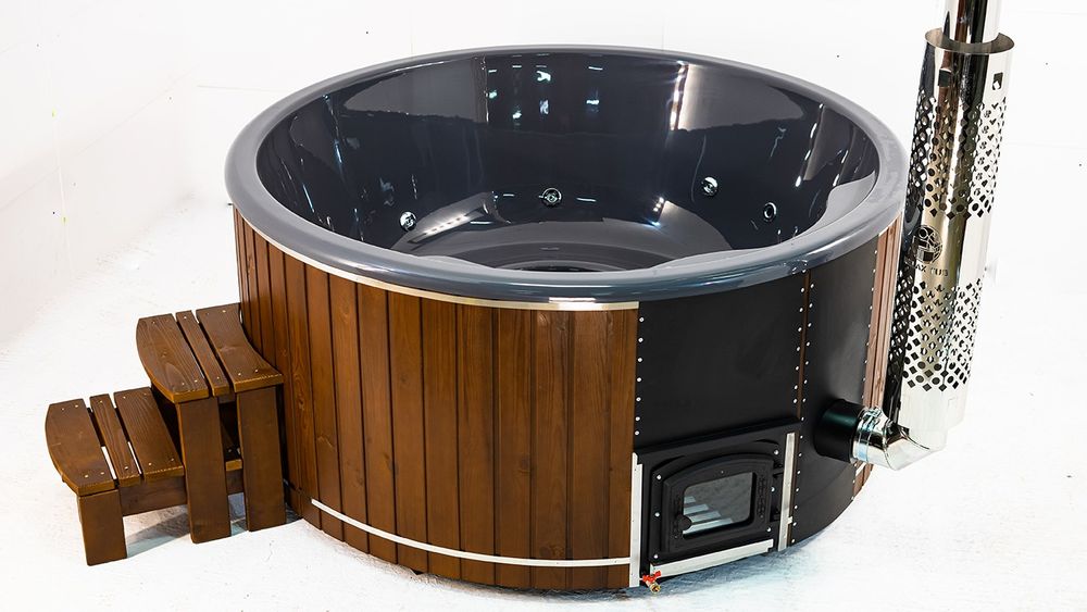 Ciubăr din fibră de sticlă. Jacuzzi