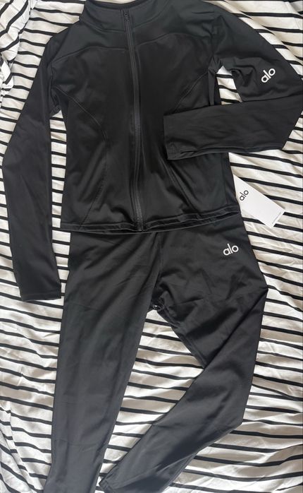 Set Alo Yoga Negru marimea L