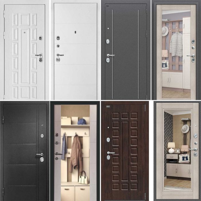 Межкомнатные двери, Железные Металлические двери Mdf eshik Temir eshik