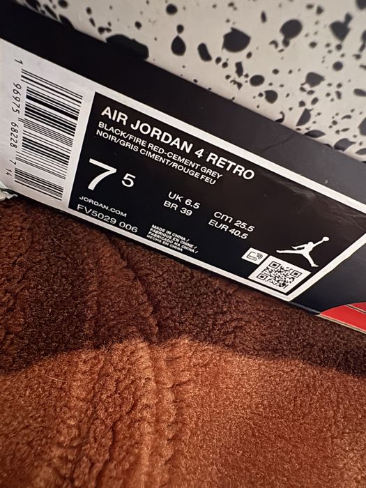 jordan 4 full box