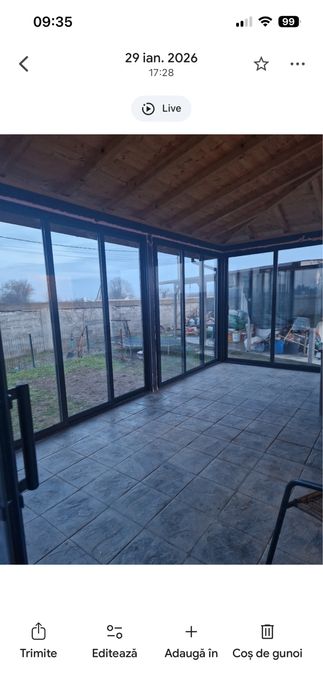 Usi glisante pentru terase si foisoare