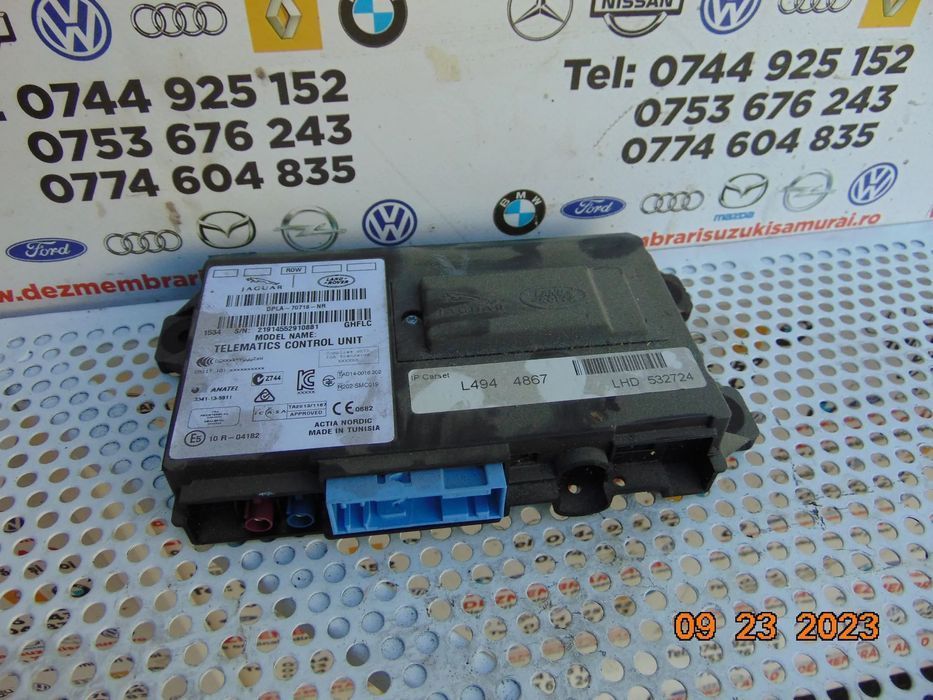 Modul bluetooth Range Rover Sport l494 an 2013-2022 evoque l550 l538 j