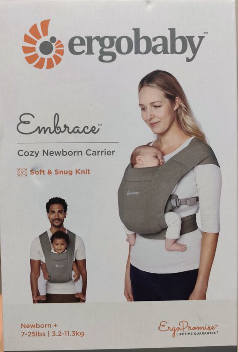 Ергономична раница кенгуру за бебе Egrobaby, цвят  Soft olive