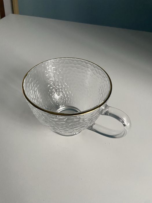 Чашка стеклянная