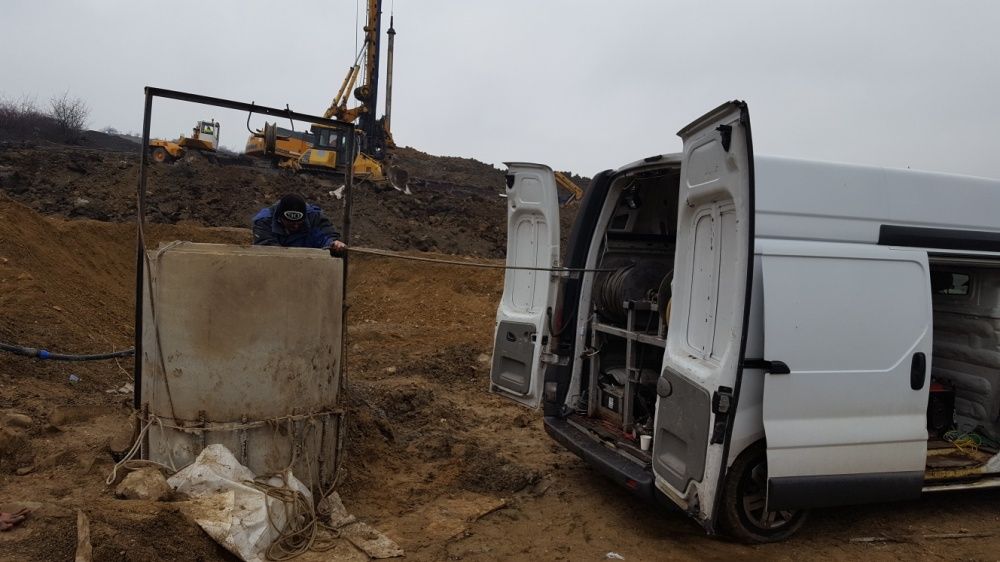 Vizualizare desfundare canalizare