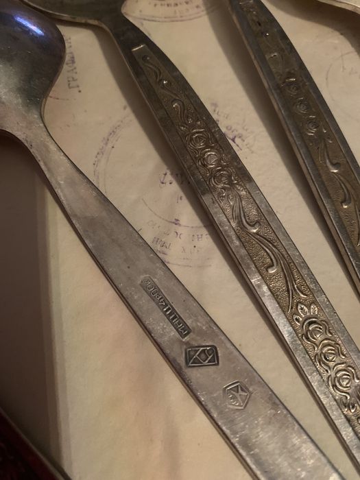 ложки столовые мельхиор