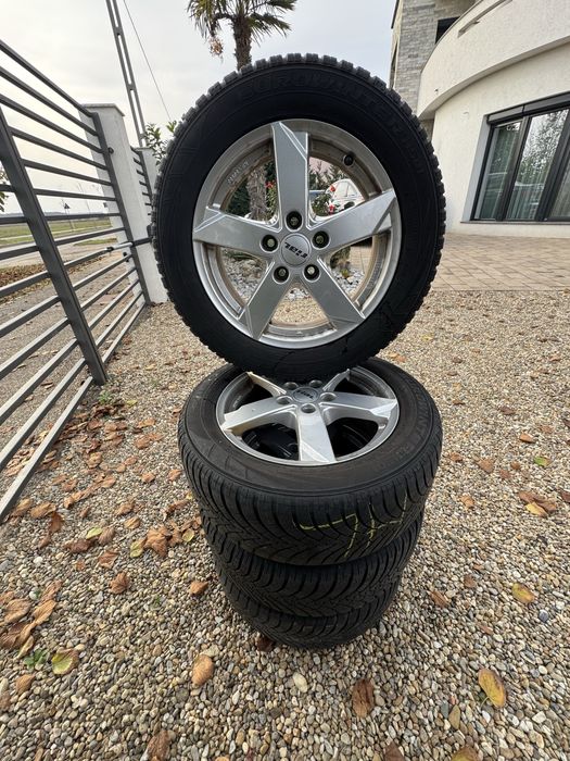 Set jante Golf 6  205/55 R16 + cauciucuri iarna
