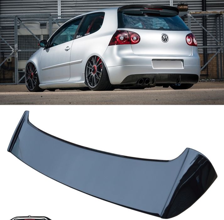 Eleron sport tuning luneta portbagaj VW Golf 5 MK5 GTI negru lucios